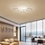 Недорогие Потолочные светильники-светодиодный потолочный светильник пузырьковый акриловый стиль художественный современный потолочный светильник с регулируемой яркостью светодиодный потолочный светильник с круглым дизайном для