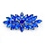 cheap Pins and Brooches-ever faith wedding corsage jewelry navy blue marquise austrian crystal booming flower brooch for women fashion