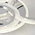 billige Loftslys-led loftslampe boble akryl stil kunstnerisk moderne dæmpbar loftslampe led cirkel design loftlampe til stue soveværelse spisestue220-240/110-120v 13w kun dæmpbar med fjernbetjening