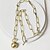 cheap Necklace-metal ball necklace female fashion trendy thick chain clavicle chain bracelet combination jewelry
