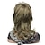 abordables peluca vieja-Peluca sintética de pelo largo en capas suaves y resaltada rubia para mujer