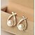 cheap Earrings-gold crystal stud earrings pearl earrings for woman