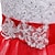 Χαμηλού Κόστους Φορέματα για πάρτι-Παιδιά Λίγο Κοριτσίστικα Φόρεμα Κουρελού Λουλούδι Χάντρες Δίχτυ Κουρελού Βυσσινί Ρουμπίνι Ανθισμένο Ροζ Μακρύ Αμάνικο χαριτωμένο στυλ Φορέματα Κανονικό