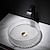 abordables Éviers-vasque de salle de bain avec robinet noir, vasque en verre trempé clair moderne avec drain escamotable, ensemble de vasque rond artistique, évier de vanité au-dessus du comptoir