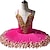 cheap Kids&#039; Dancewear-Ballet Tutu Dress Kids&#039; Dancewear Crystal Lace Printing Embroidery Girls&#039; Training Performance Sleeveless High Elastane Lace Tulle