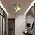 abordables Plafonniers encastrés et semi-encastrés-led mini plafonnier porche lumière couloir lumière moderne nordique or 12/20 cm formes géométriques encastré lumières classique métal élégant électrolytique led style nordique 110-120v 220-240v