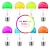 cheap LED Smart Bulbs-6pcs 4pcs 2pcs 1pc 10 W LED Smart Bulbs 1050 lm E27 A60(A19) 34 LED Beads SMD APP Control Smart Timing RGB+Cold&amp;Warm White 220-240 V