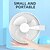cheap Fans-Folding telescopic mini fan USB rechargeable student Folding Floor fan with remote control Cooling small dormitory bed desk outdoor camping