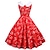 זול תחפושות מהעולם הישן-רטרו וינטג&#039; שנות החמישים שמלת וינטג&#039; שמלת נדנדה שמלת נדנדה שמלת קרנבל לנשים שמלה יומיומית רגילה