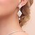 cheap Jewelry Sets-Women&#039;s Necklace Earrings Rhinestone Earrings Jewelry Silver For Wedding