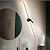 Недорогие Встраиваемые и полунавесные крепления-светодиодный потолочный светильник настенный светильник 60/80/100 см линейный дизайн геометрические формы светильники для скрытого монтажа алюминий художественный стиль современный стиль стильная