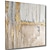 お買い得  抽象画-インテリア用品 油絵 手描き 壁アート 抽象画 ゴールデンライト ブルーベージュ 家の装飾 dcor ストレッチフレーム