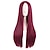 tanie Peruki kostiumowe-brązowe peruki dla kobiet przebranie na karnawał peruka peruki syntetyczne proste asymetryczne peruki długie jasny brąz ciemny # 1b blond czerwony włosy syntetyczne 28 cali peruka na halloween