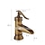 cheap Classical-Bathroom Sink Faucet,Waterfall Antique Brass Single Handle One Hole Bath Taps with Hot and Cold Switch