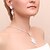 cheap Jewelry Sets-Women&#039;s Necklace Earrings Rhinestone Earrings Jewelry Silver For Wedding