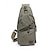 cheap Men&#039;s Bags-Men&#039;s Sling Shoulder Bag Canvas Daily Sports Zipper Plain Black Army Green Blue
