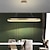 billige Linjedesign-led pendel køkkenø lys moderne nordisk guldcirkel 90cm metal galvaniseret 110-120v 220-240v