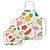 cheap Accessories-Mommy and Me Cute Flamingo and  Leaf Print Aprons