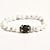 abordables Bracelets-ensemble de bracelet oeil de tigre thérapie hématite bracelets magnétiques bracelets porter chance couronne roi reine perles en pierre naturelle couple bracelet pour hommes femmes (a)