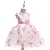 cheap Dresses-Kids Girls&#039; Embroidery Flower Dress Floral  Party Print Princess Tulle Dress FlowerPegeant Layered Floral Bow White Pink Lace Tulle Cotton Sleeveless Fashion Vintage Dresses 2-10 Years