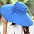 cheap Sports &amp; Outdoor Accessories-Sun Hat Hiking Hat Summer Outdoor Breathable Sweat wicking Hat Color blue Khaki / Fancy Blue Color blue / blue and white flowers for Fishing Climbing Camping / Hiking / Caving
