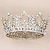 baratos Acessórios de penteados-Coroas para mulheres, tiara rainha vofler barroco vintage cristal strass headband decoração de cabelo para senhora menina noiva noiva princesa baile de formatura concurso de aniversário natal