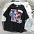 cheap Everyday Cosplay Anime Hoodies &amp; T-Shirts-Inspired by SK8 The Infinity Cosplay Cosplay Costume T-shirt Polyester / Cotton Blend Print Harajuku Graphic Kawaii T-shirt For Women&#039;s / Men&#039;s