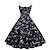 tanie Kostiumy historyczne i vintage-retro vintage 1950 sukienka vintage sukienka rozkloszowana sukienka rozkloszowana damska karnawałowa codzienna sukienka na co dzień