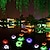 cheap Underwater Lights-Solar Lights Outdoor Waterproof LED Lotus Pond Lamp Colorful Color Changing Swimming Pool Landscape Garden Decorative Light
