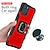 cheap iPhone Cases-Magnetic Metal Ring Stand Armor Phone Case For iPhone 12 Pro Max 11 Pro Max Aluminum Alloy Shockproof Back Cover