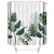 cheap Shower Curtains Top Sale-Shower Curtain With Hooks Floral / Botanicals Pattern Suitable For Separate Wet And Dry Zone Divide Shower Curtain Waterproof Shower Curtain for Bathroom