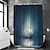 cheap Shower Curtains Top Sale-Waterproof Fabric Shower Curtain Bathroom Decoration and Modern and Floral / Botanicals 70 Inch