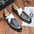 Χαμηλού Κόστους Ανδρικά Oxfords-Ανδρικά Οξφόρδη Τα επίσημα παπούτσια Bullock Παπούτσια Μοναδικά παπούτσια Περπάτημα Δουλειά Καθημερινό Καθημερινά Πάρτι &amp; Βραδινή Έξοδος PU Μοκασίνια Μαύρο Χρυσό Συνδυασμός Χρωμάτων Καλοκαίρι Άνοιξη