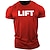 Недорогие мужская 3d футболка-гимнастический лифт - футболка для бодибилдинга | мужская спортивная футболка тренировочная одежда белая
