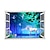 Χαμηλού Κόστους 3D Αυτοκόλλητα Τοίχου-τρισδιάστατο δάσος μονόκερος ψεύτικο αυτοκόλλητο παραθύρου αυτοκόλλητο τοίχου με φόντο τηλεόραση σαλονιού αφαιρούμενο pvc diy διακόσμηση σπιτιού αυτοκόλλητο τοίχου 60x90cm
