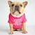 Χαμηλού Κόστους Ρούχα για σκύλους-Γαλλικά ρούχα μάχης πατημασιά σαρ πέι μπουλντόγκ ρούχα για κατοικίδια με στρογγυλή λαιμόκοψη μπλουζάκι teddy panda ρούχα για σκύλους
