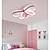 abordables Supports encastrés et semi-encastrés-plafonnier led 50 cm cercle design encastré lumières métal style artistique finitions peintes élégantes design papillon moderne chambre d&#039;enfant chambre d&#039;enfant 220-240v