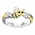 cheap Rings-cute unicorn ring women girls engraved statement rings mother daughter cz rhinestone birthstone love jewelry gift