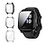 levne Pouzdra na chytré hodinky-3-balení Suoman pro pouzdro Garmin Venu SQ, ochranný kryt ochranného krytu nárazníku TPU pro Venu SQ Music / Venu SQ Smartwatch - černý + stříbrný + čirý