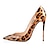 cheap Women&#039;s Heels-Women&#039;s Heels Wedding Shoes Pumps Dress Shoes Stilettos Wedding Party Office Solid Color Leopard Bridal Shoes Bridesmaid Shoes High Heel Stiletto Heel Pointed Toe Basic Classic Patent Leather Loafer