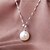 cheap Necklaces-1pc Pendant Necklace For Women&#039;s Pearl Anniversary Gift Birthday Party Silver Plated Classic Vertical / Gold bar