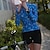 abordables Maillots de mujer-21Grams Mujer Maillot de Ciclismo Manga Larga Bicicleta Maillot Camiseta con 3 bolsillos traseros MTB Bicicleta Montaña Ciclismo Carretera Secado rápido Transpirable Dispersor de humedad Suave Blanco