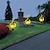 olcso Pathway Lights &amp; Lanterns-kültéri napfény vízálló led udvar kert gyep lámpa láng retro üreges vetítő lámpa kovácsoltvas földdugó iandscape lámpa szabadtéri terasz dekoratív kerti fény