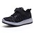 זול נעלי לד-בנים בנות נעלי אתלטיקה נוחות נעליים זוהרות טעינת USB בד גמיש ילדים קטנים (4-7) ילדים גדולים (7 שנים +) יומי הליכה שחור ורוד ירוק סתיו אביב