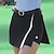 billige Mænds golf tøj-Dame Tennis Nederdel Golf nederdel Golf Skorts Sort Hvid Rød Vindtæt Letvægt Nederdele Golftøj Tøj Outfits Bær tøj