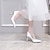 billige Brudesko-kvinners bryllup sko brude brudepike pumps kontor kjole elegant hvit rød mørkeblå imitasjon rhinestones krystall sateng spiss tå høy hæl sko valentines gaver bryllupsfest jubileum