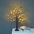 baratos Iluminação Noturna &amp; Decoração-Luz de árvore de natal de folha dourada led luz de árvore de páscoa decoração de mesa para casa para casamento dia dos namorados festa de natal