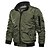 cheap Men&#039;s Jackets &amp; Coats-Men&#039;s Bomber Jacket Military Tactical Jacket Winter Outdoor Thermal Warm Breathable Quick Dry Lightweight Outerwear Winter Jacket Trench Coat Hunting Fishing Climbing ArmyGreen Black Blue Red