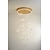 ieftine Lumini insulare-pandantiv cu led 35 cm lumina pandantiv cu design unic acrilic led stil nordic 110-240 v