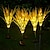 abordables Luces LED Solares-luces solares al aire libre lámpara de oreja de trigo led a prueba de agua patio jardín decoración del patio luz de noche camino césped lámpara de paisaje led luz de jardín solar led